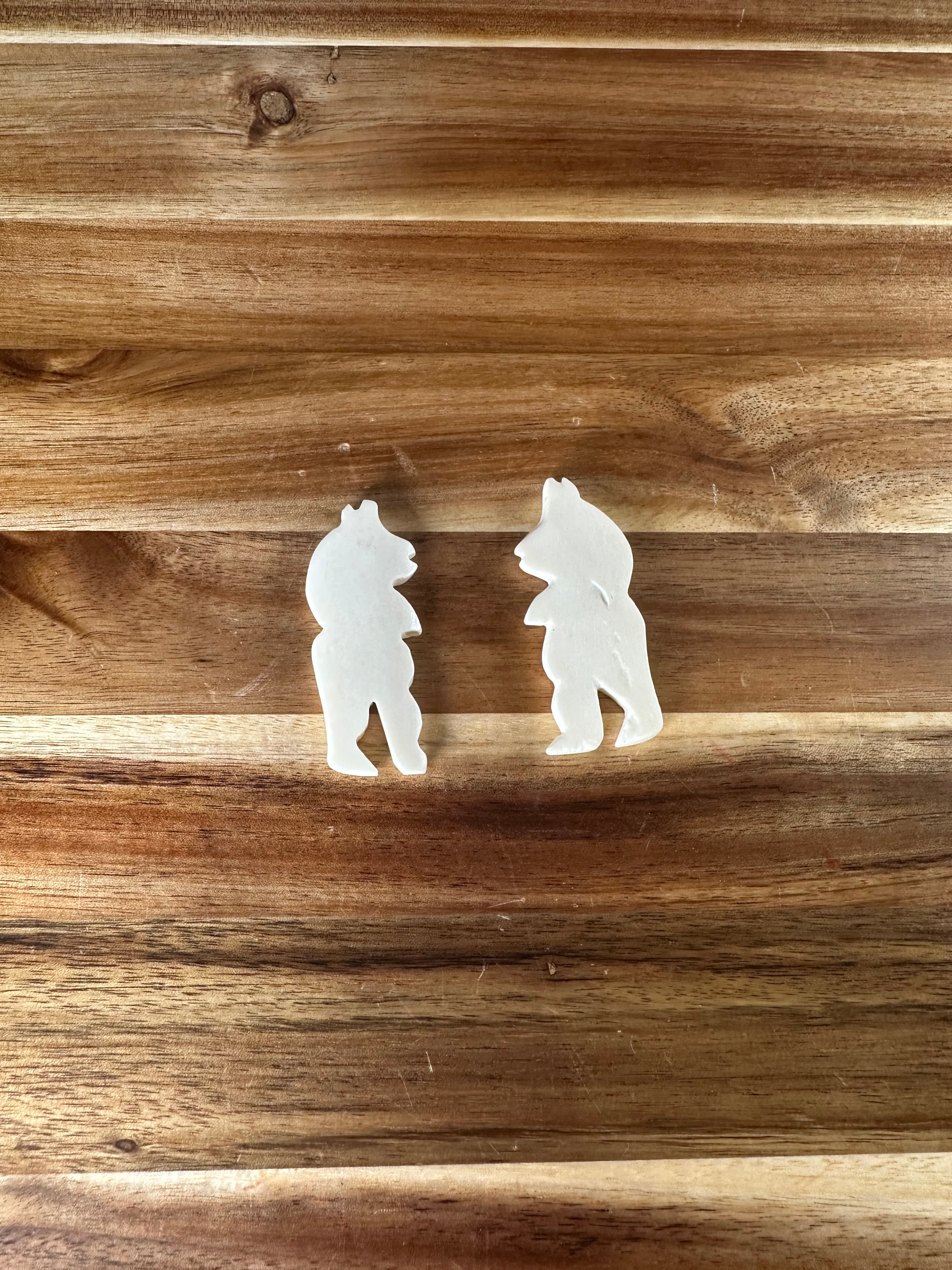 Bone Bear Pendant 2” (2PC)