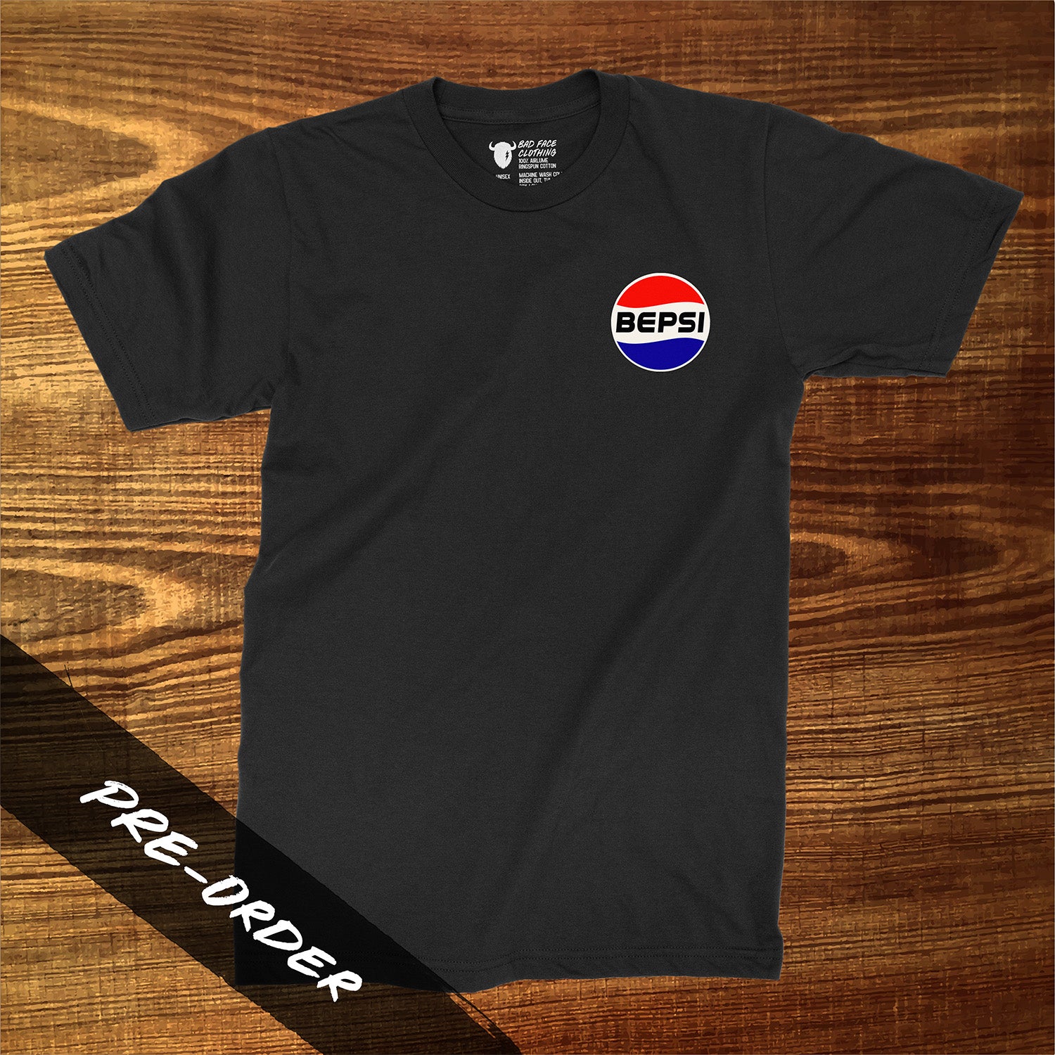 BEPSI Premium Heavy Weight Tee - Black ~ PRE-ORDER