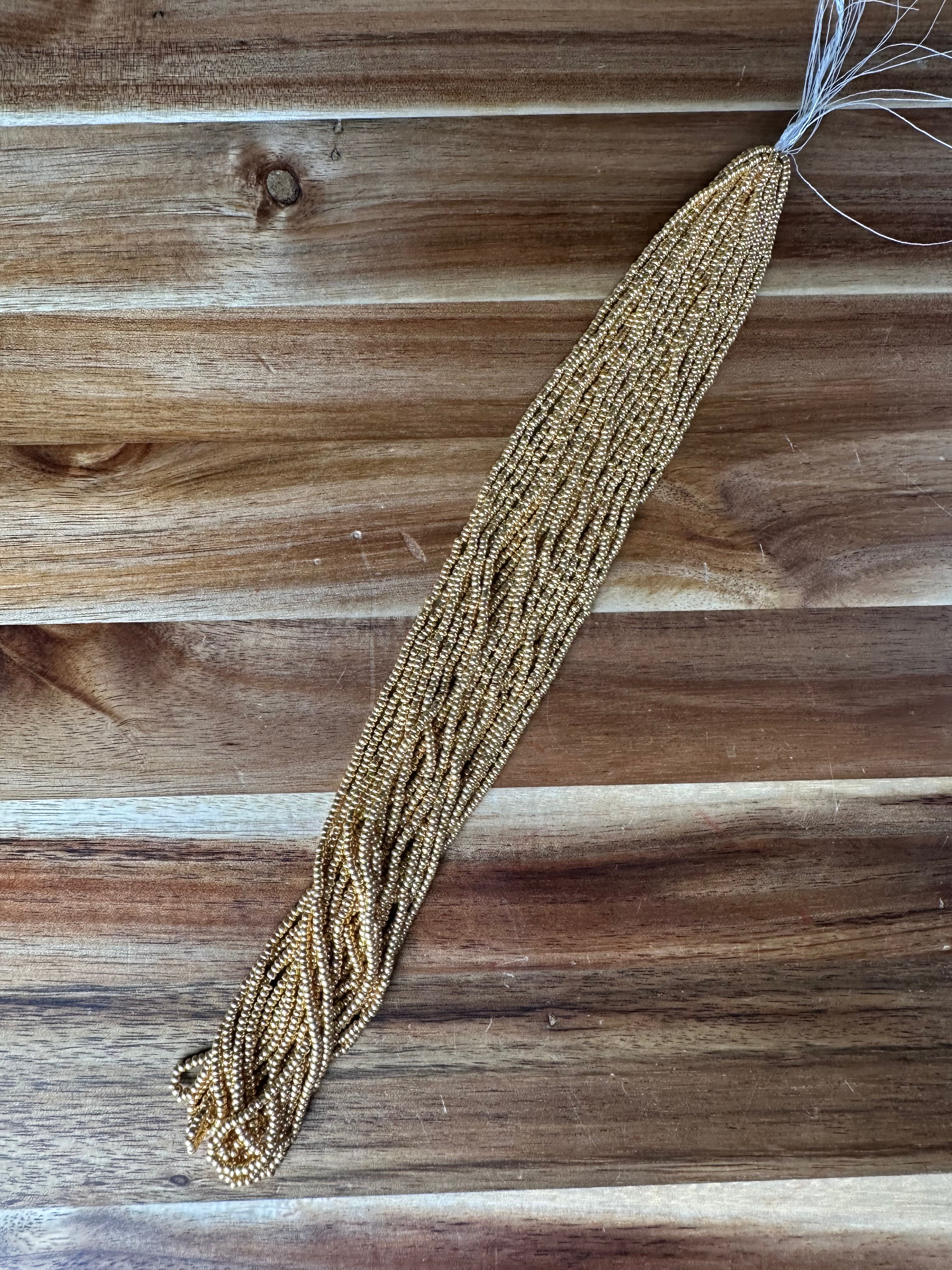 11/0 Op 10K Gold Plated