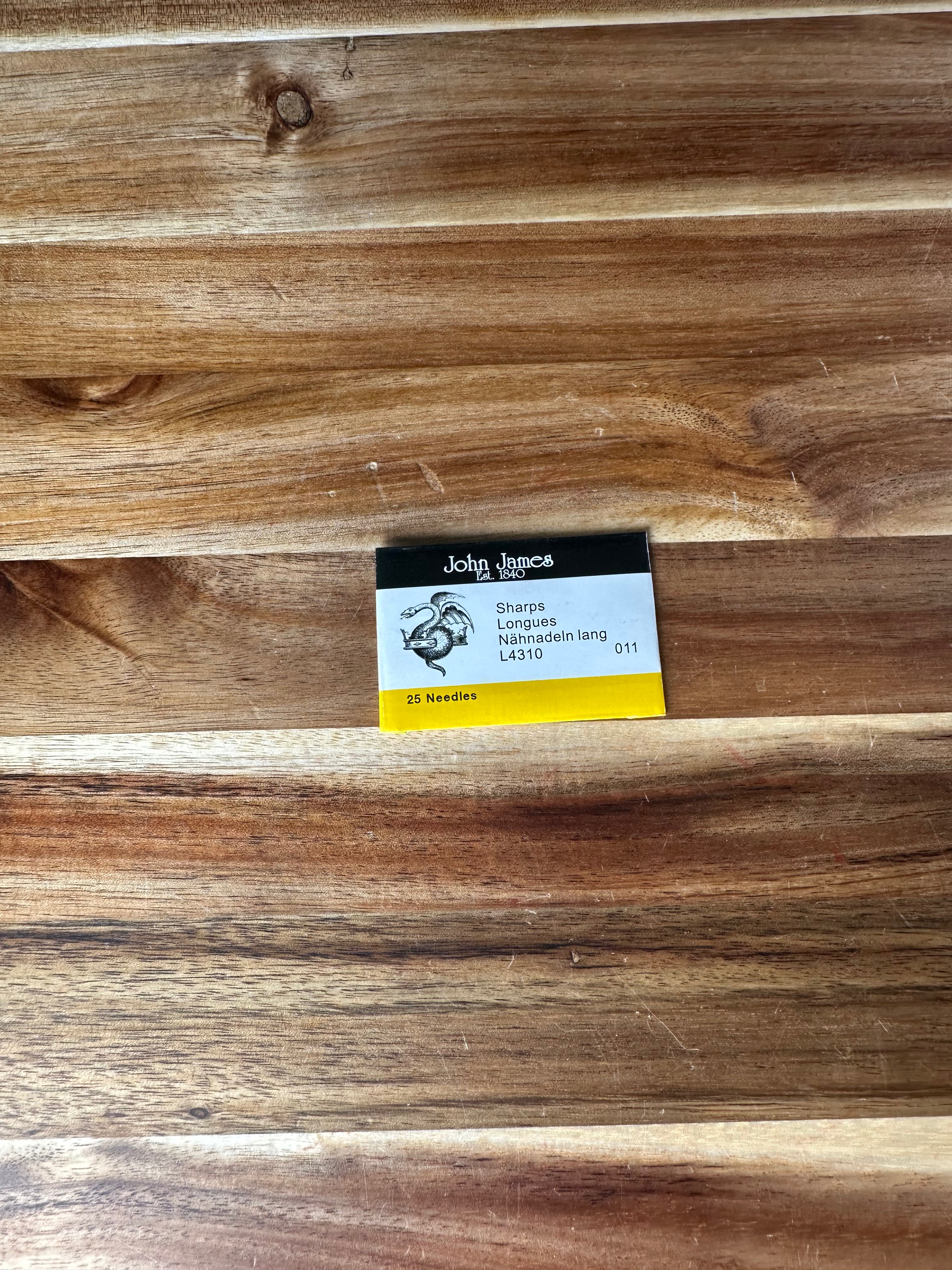Beading Needles Sharps Size 11/0
