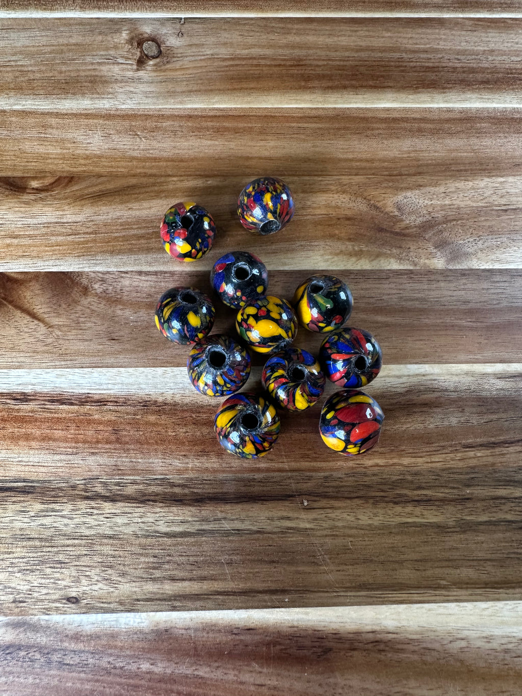20mm Glass Beads Color Mix 2 (4OZ)