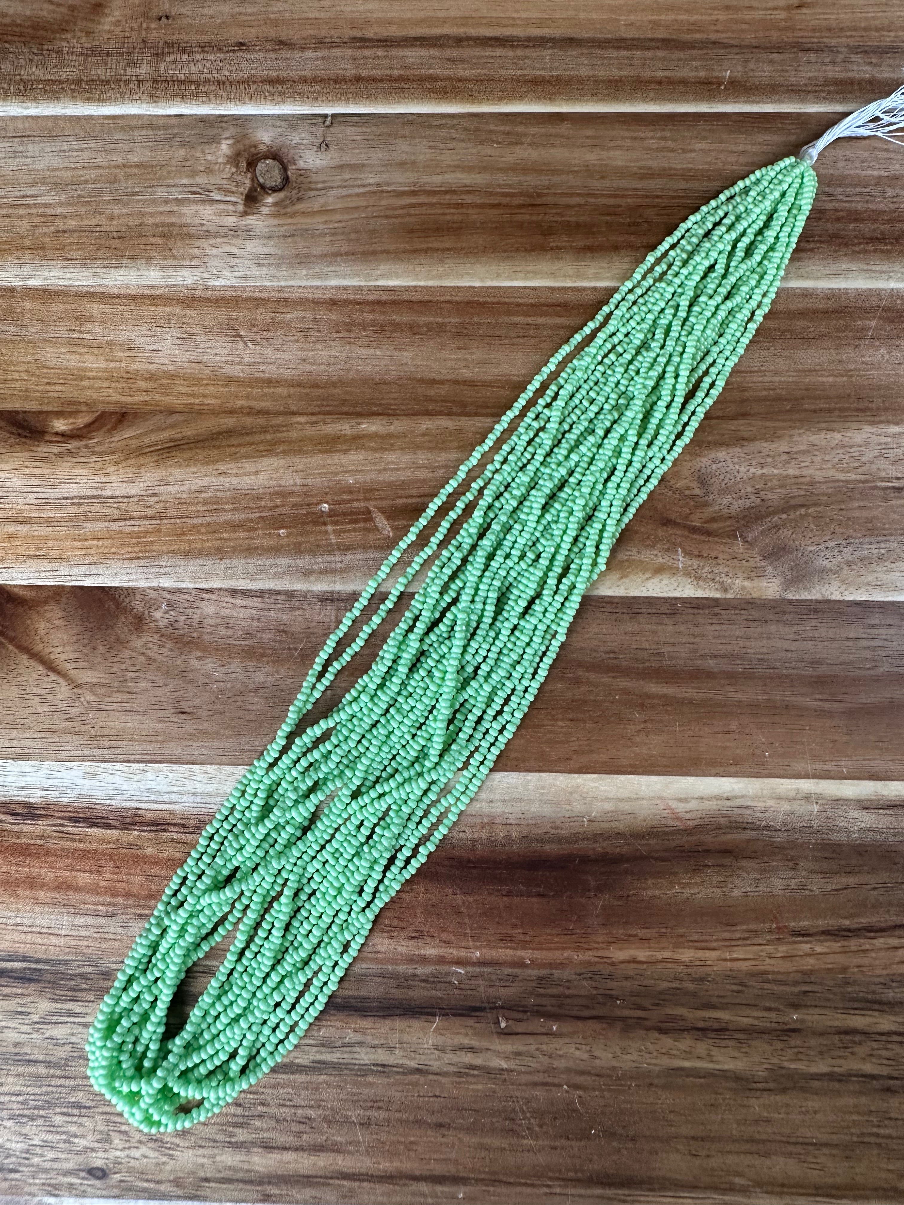11/0 True Cut Op Lime Green