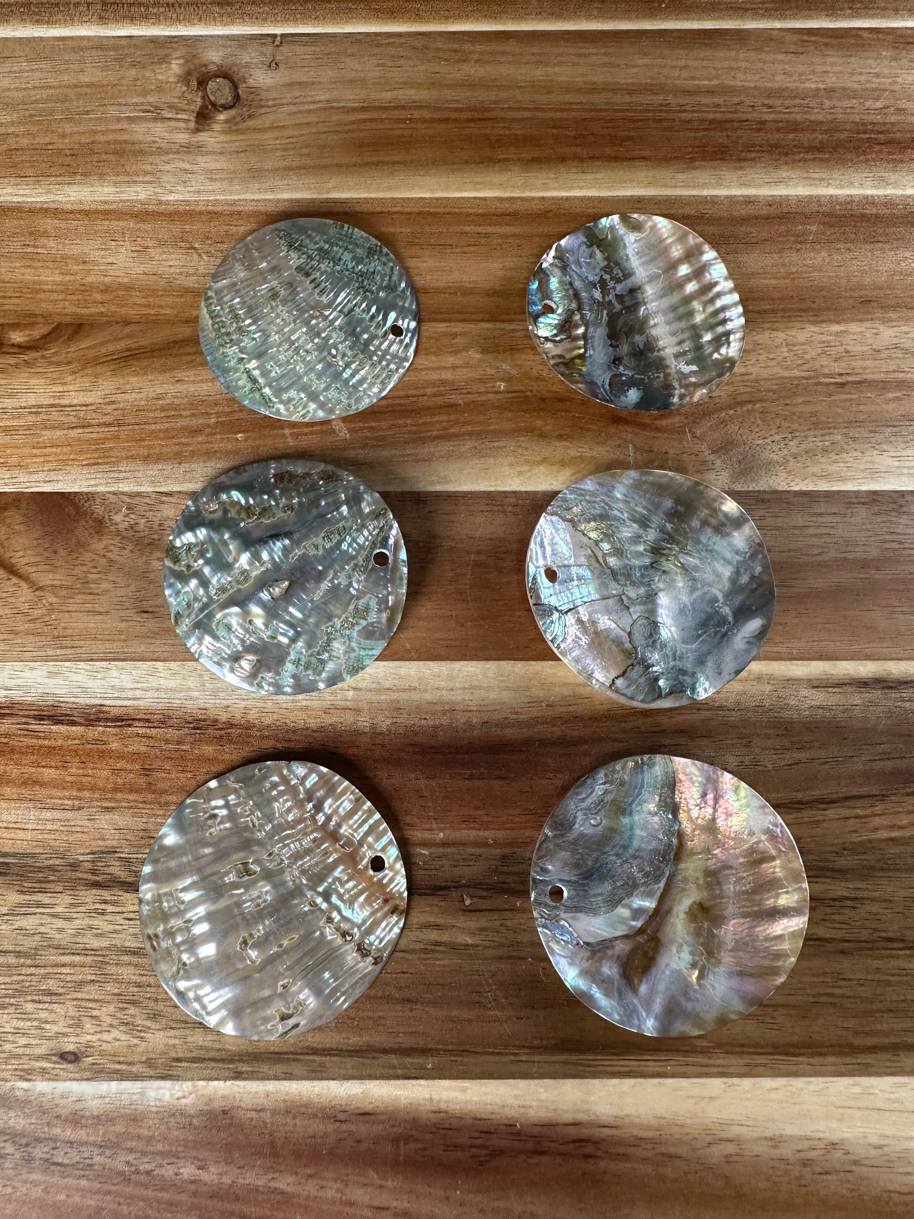 Abalone Conch 2” (1 Hole) 1 PC