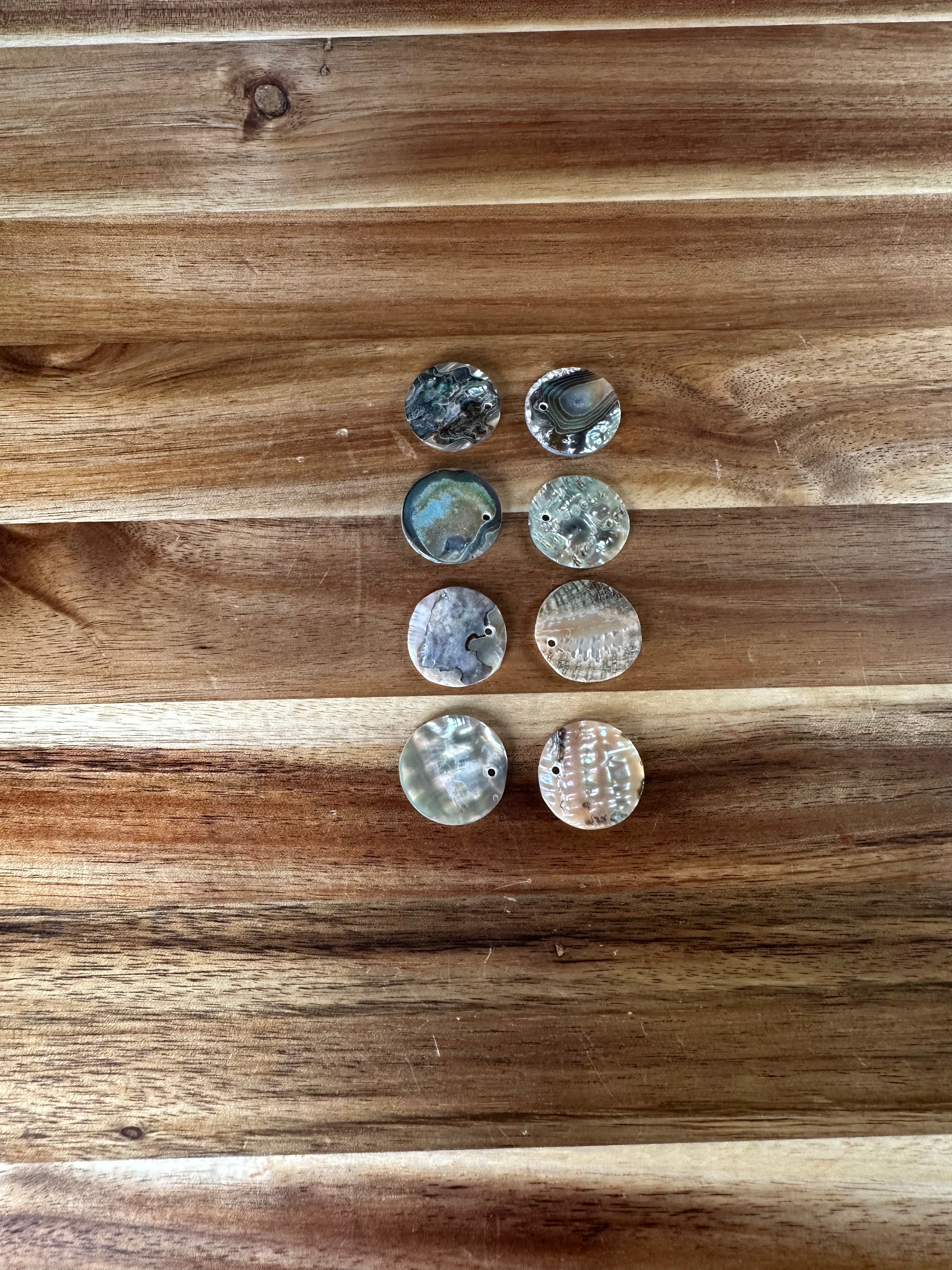 Abalone Conch 7/8” (1 Hole/ 1 Piece)