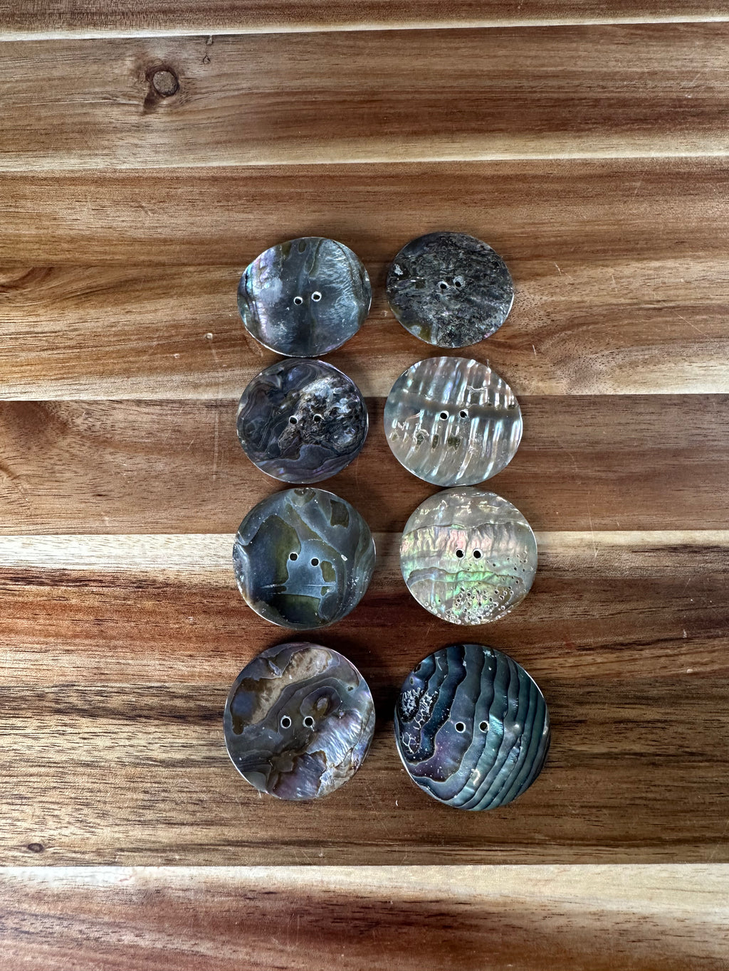 Abalone Conch Button 1 3/8” (1 Piece)