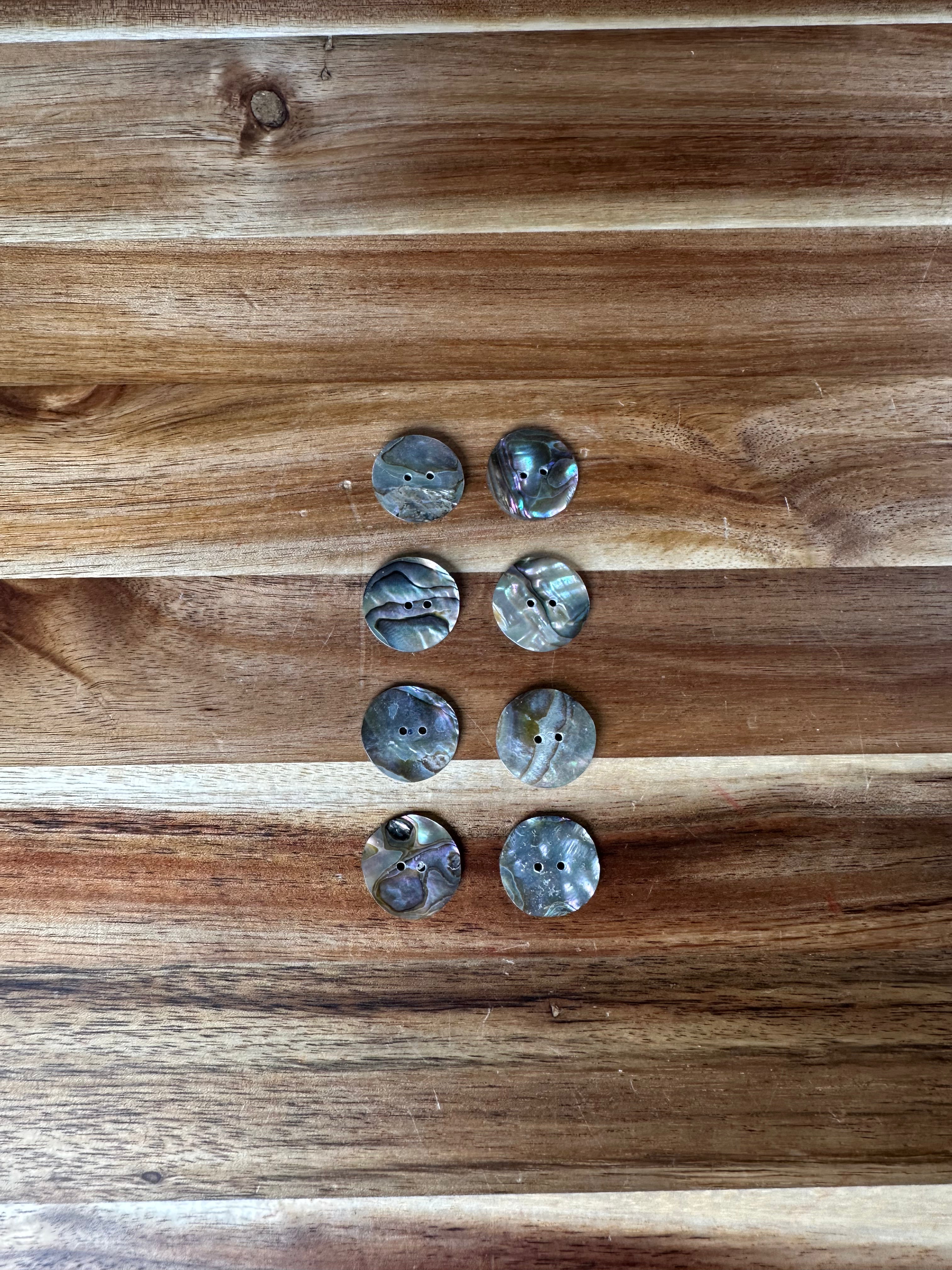Abalone Conch Button 7/8” (1 Piece)