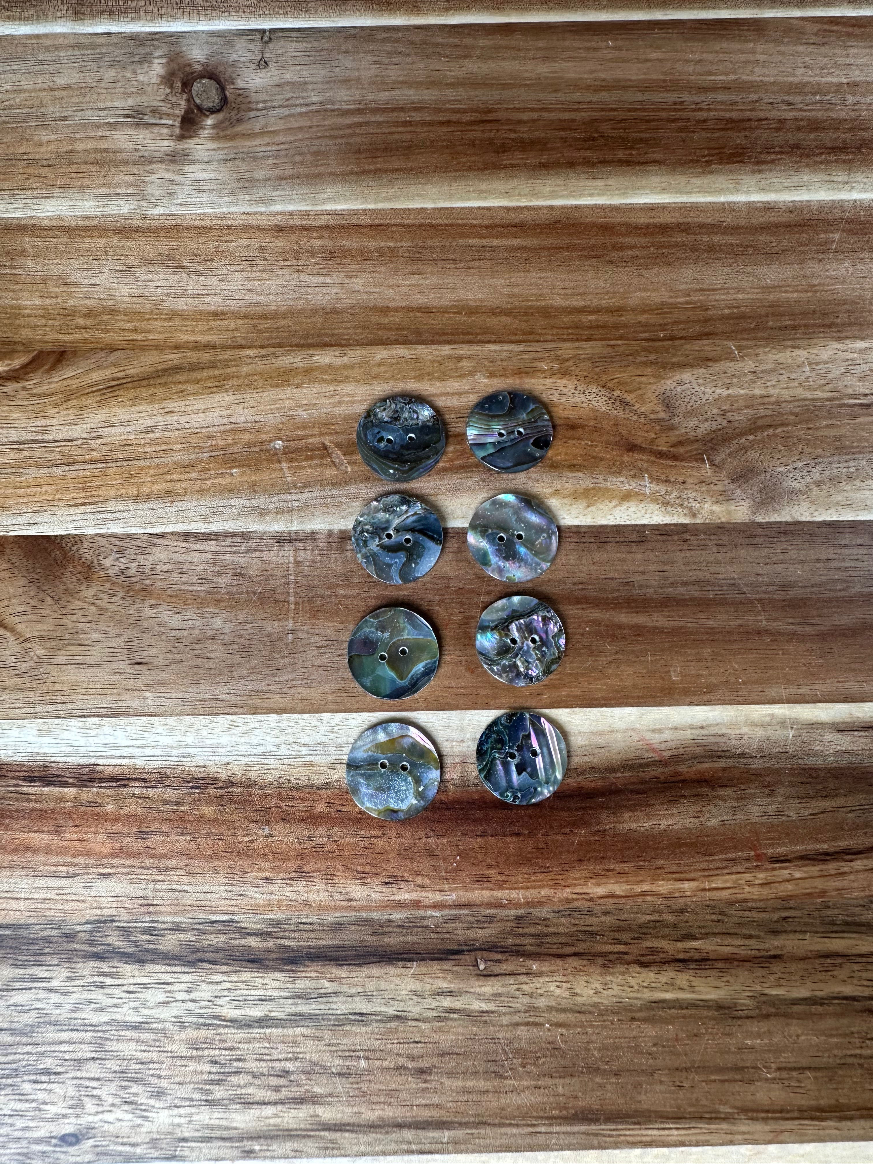 Abalone Conch Button 3/4” (1 Piece)