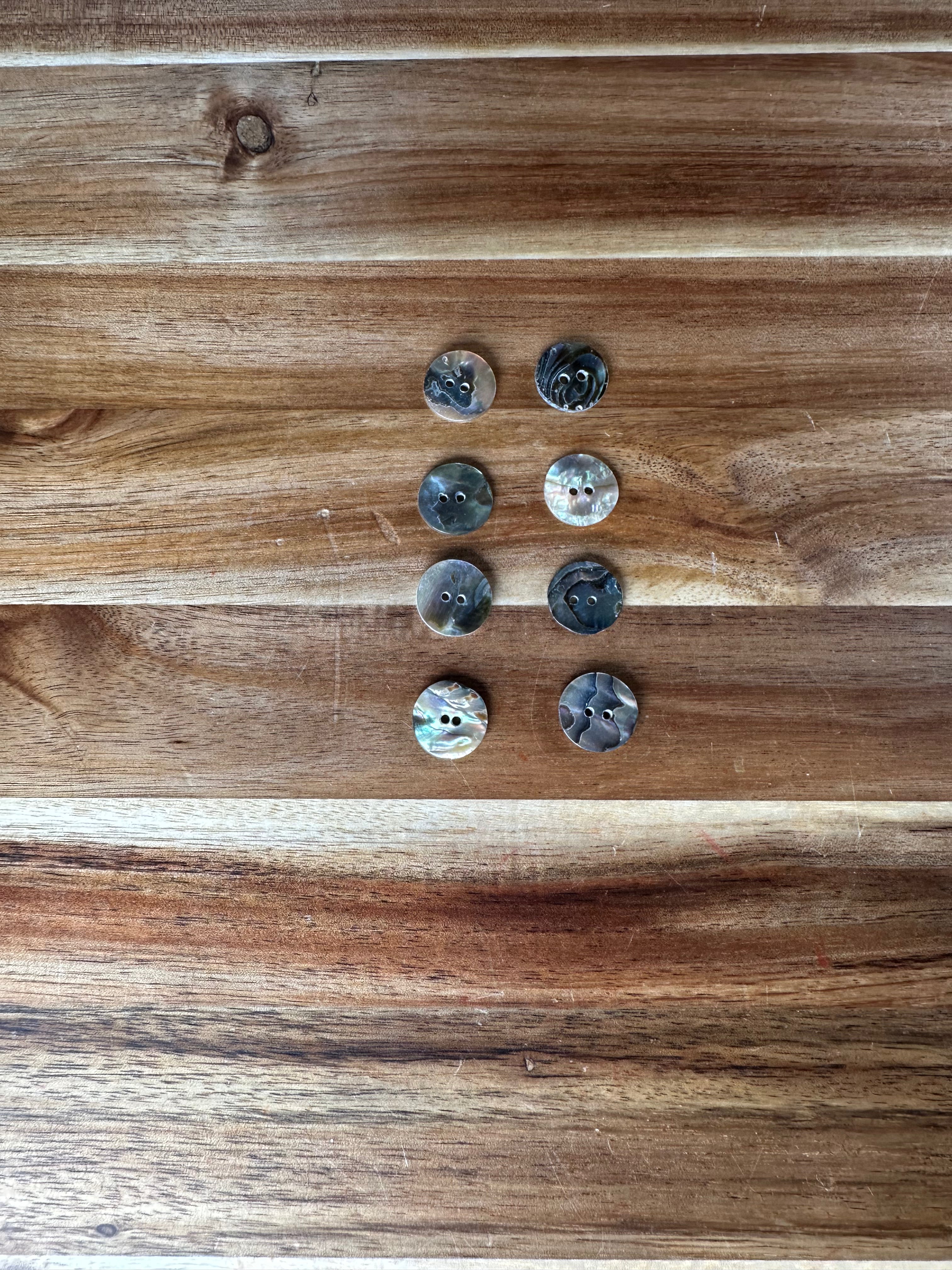Abalone Conch Button 5/8” (1 Piece)