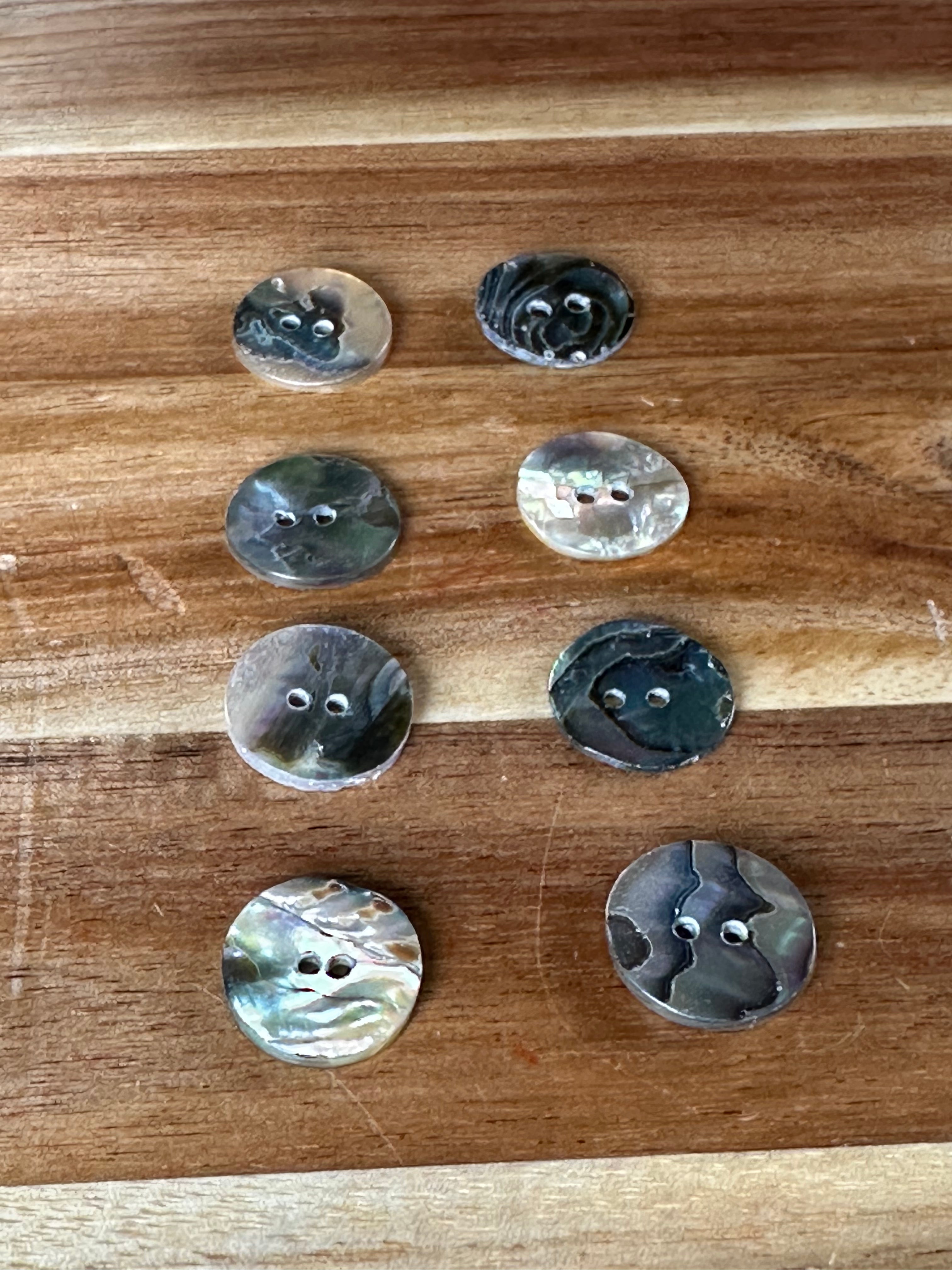 Abalone Conch Button 5/8” (1 Piece)