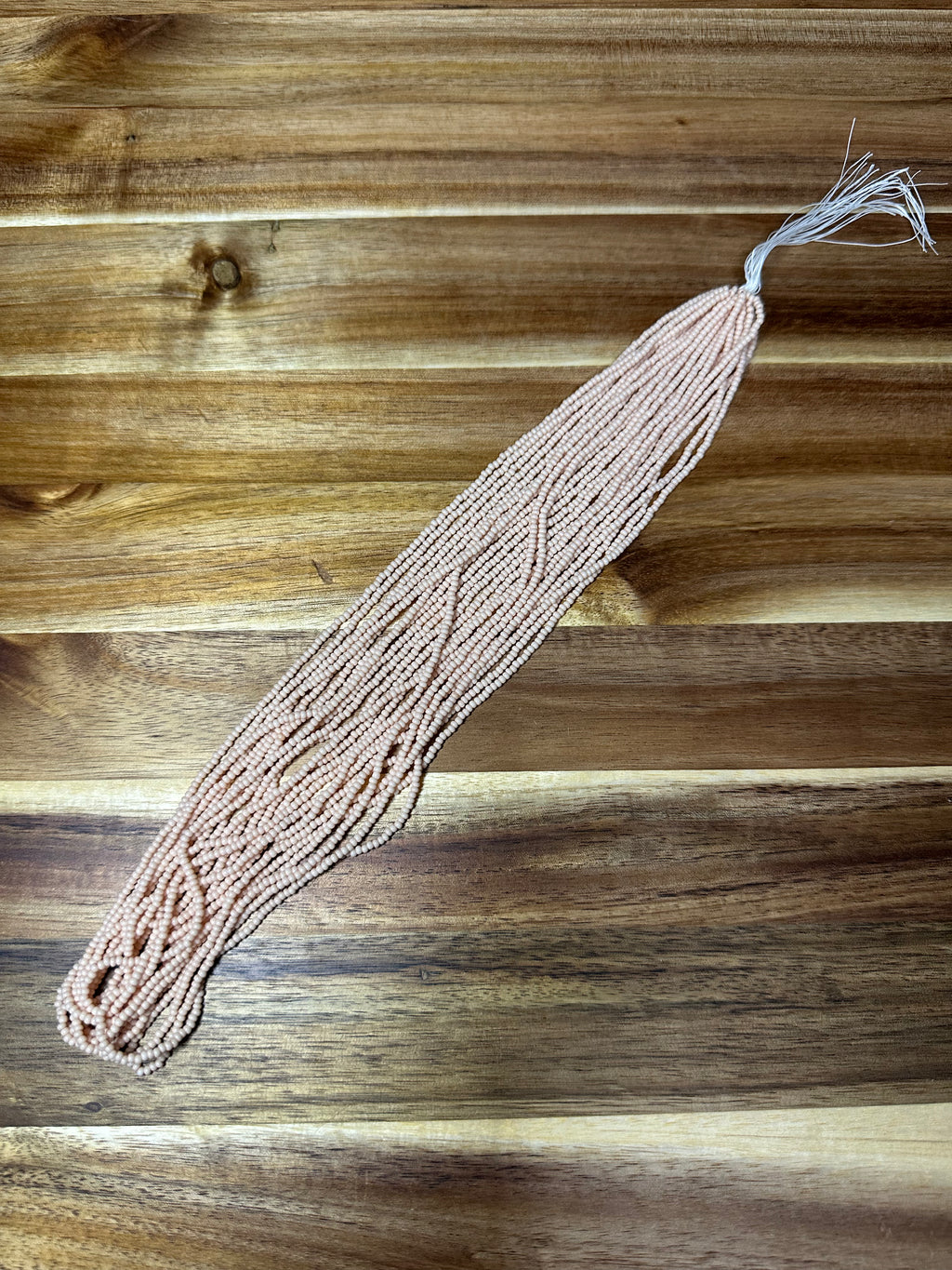 Czech Strung Glass Seed Bead - 11/0 Op Tan