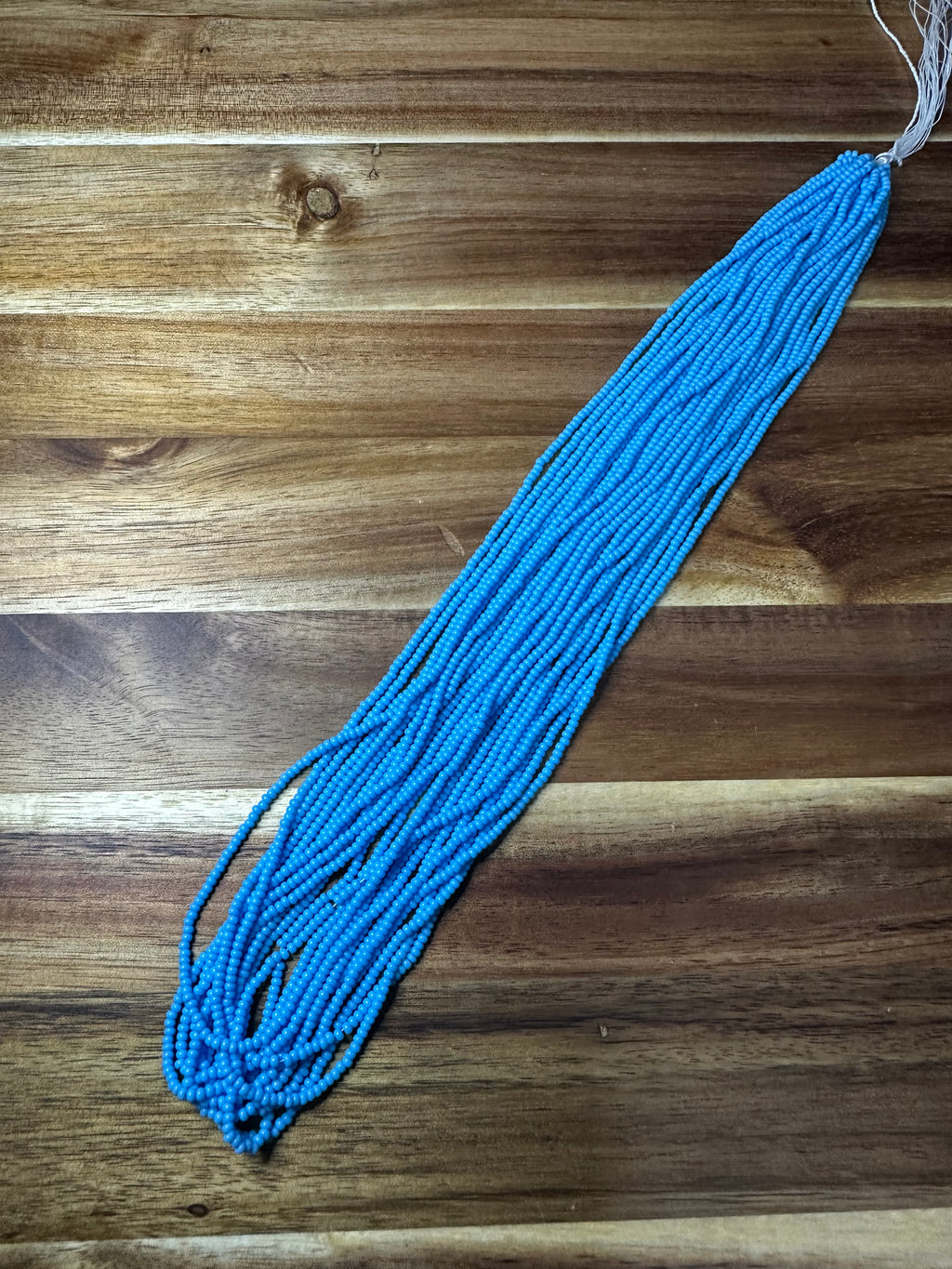 Czech Strung Glass Seed Bead - 11/0 Op Baby Blue