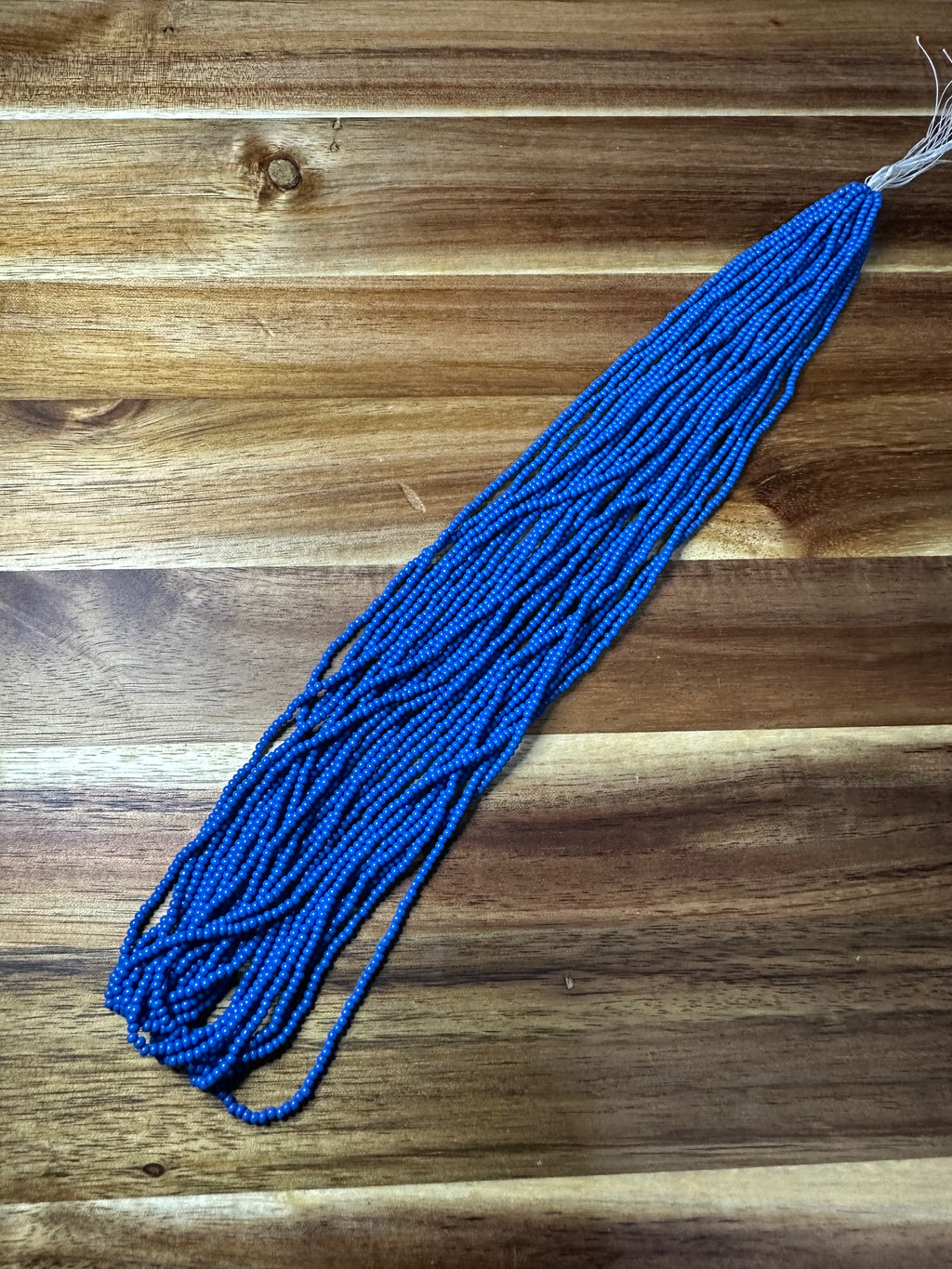 Czech Strung Glass Seed Bead - 11/0 Op Periwinkle Blue