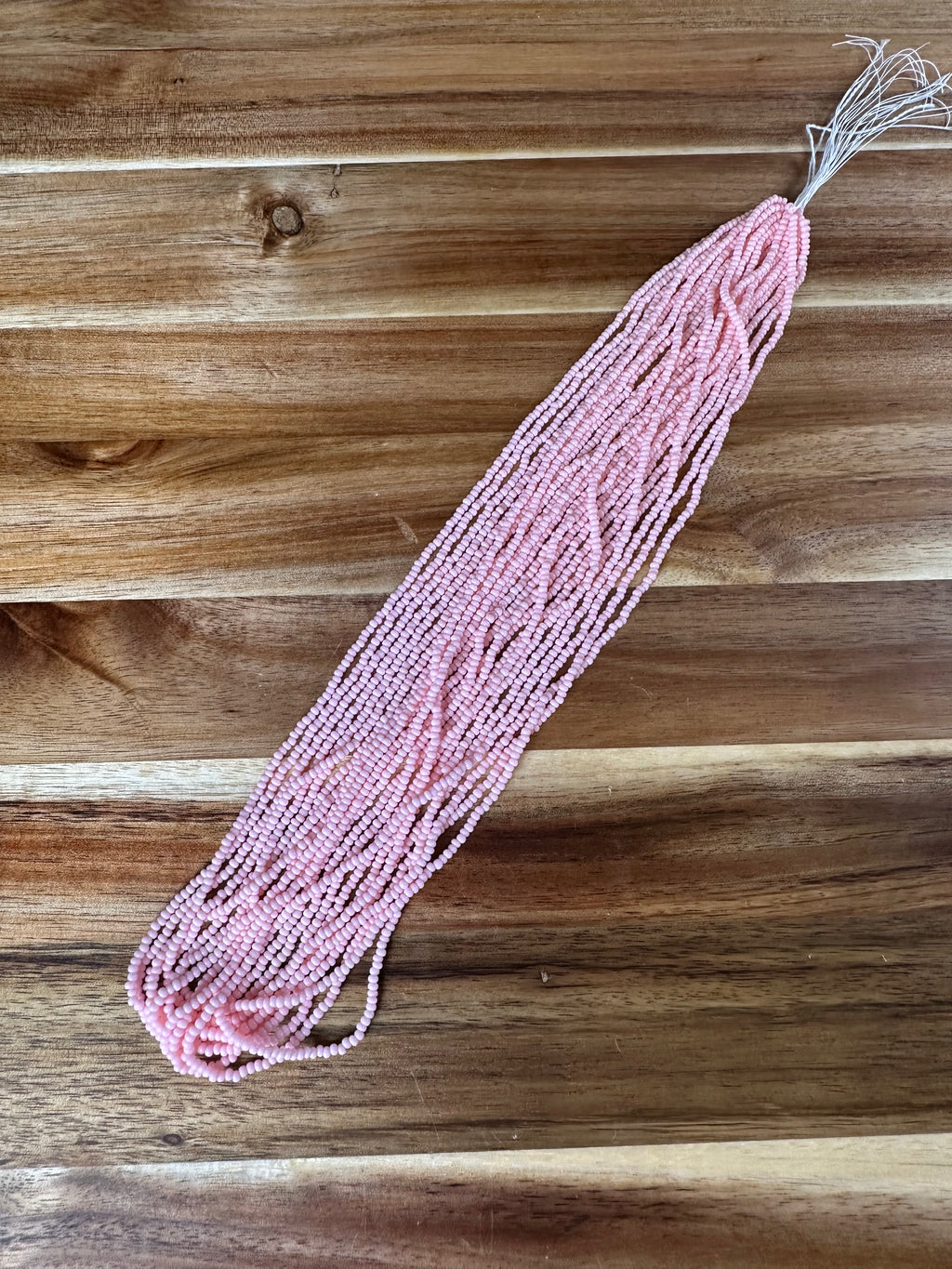 Czech Strung Glass Seed Bead - 11/0 Op Baby Pink