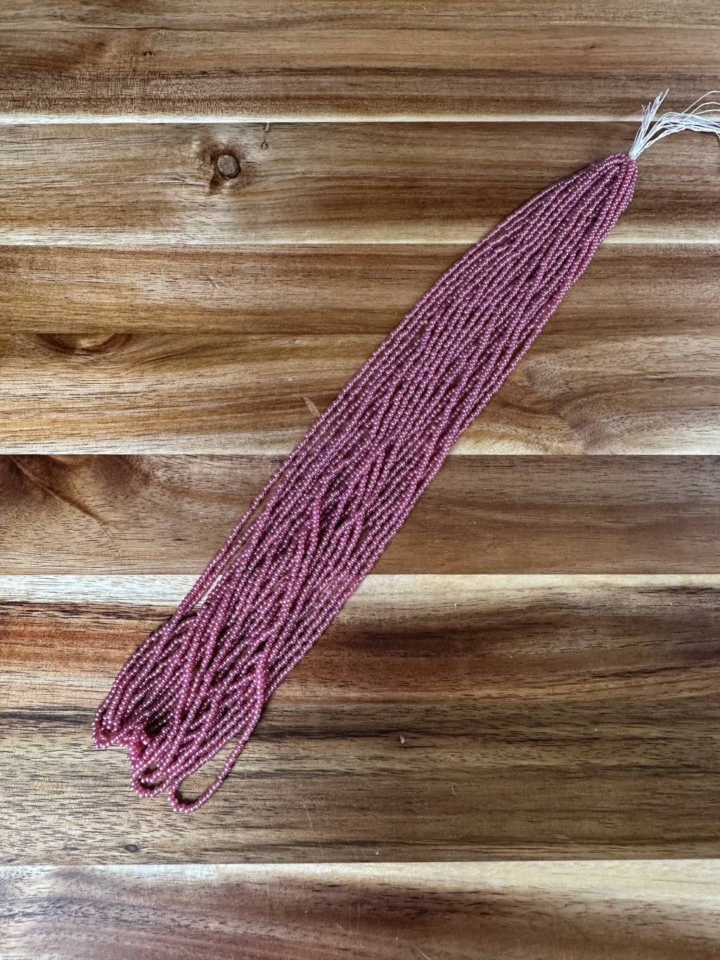 Czech Strung Glass Seed Bead - 11/0 Op Light Vintage Rose