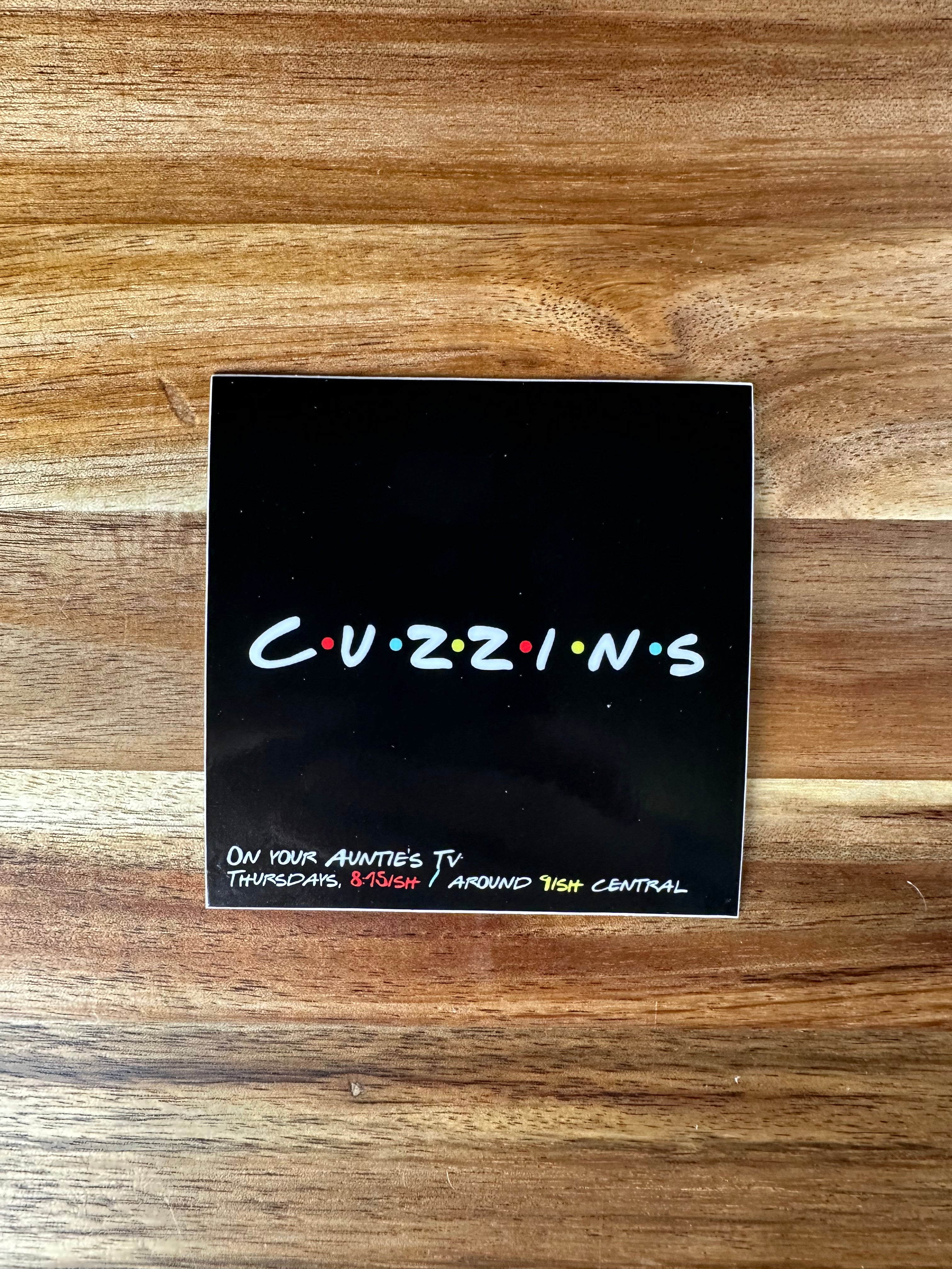 Cuzzins Sticker